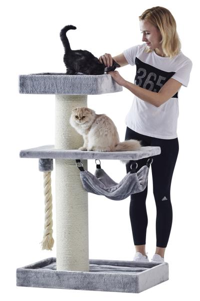 Kratzbaum Nobby Samar [130cm] - Katzenbaum für große und schwere Katzen